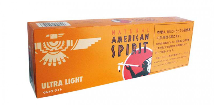 American Spirit Ultra Light Orange (Duty free Japan)